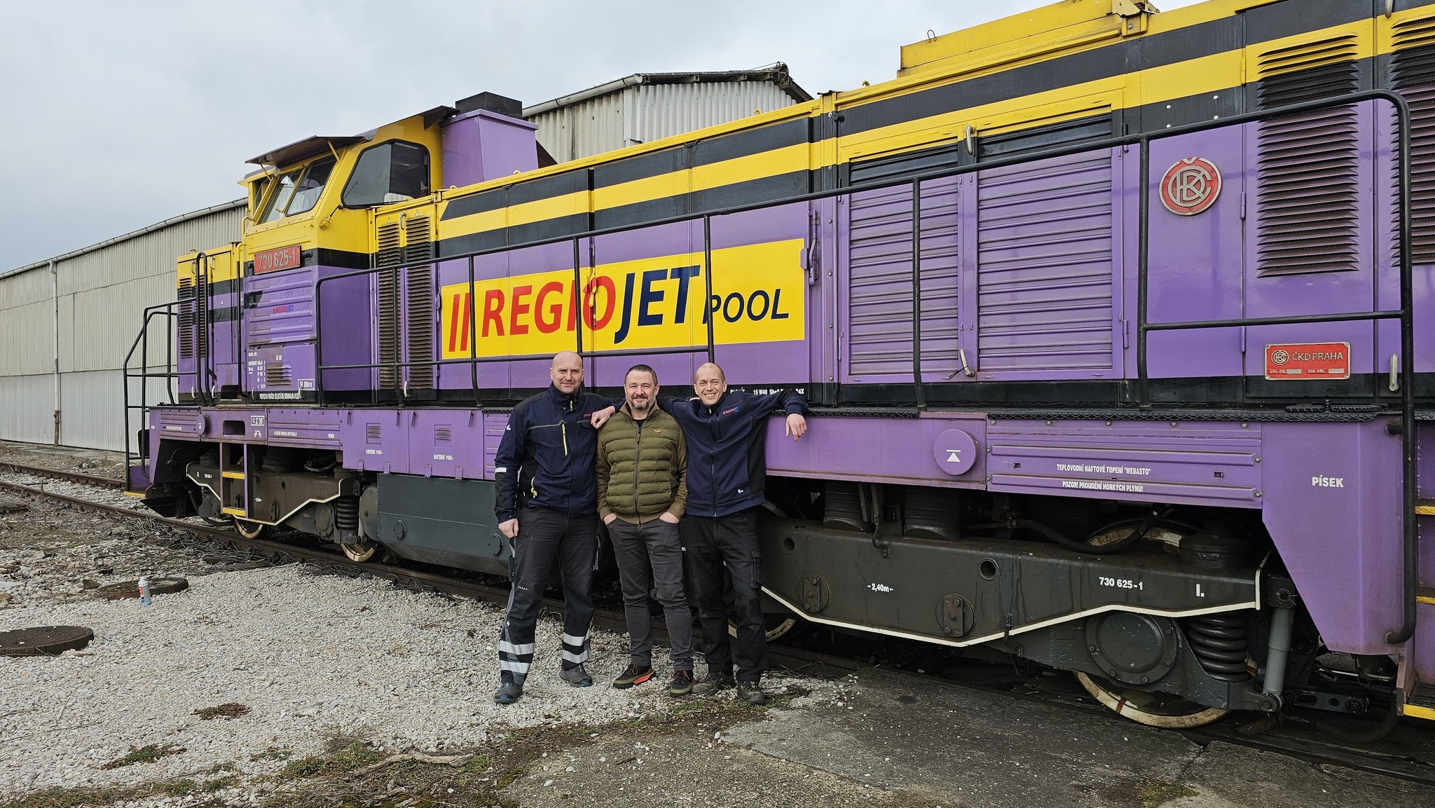 Předali jsme lokomotivu 730.625 společnosti RegioJet 